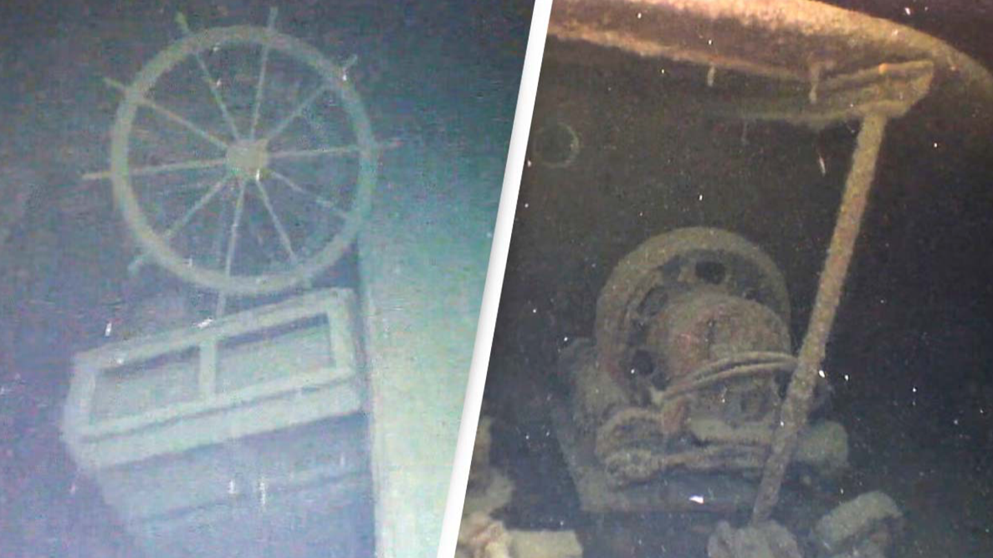 Shipwreck hunters make shocking discovery at the bottom of world's largest freshwater lake