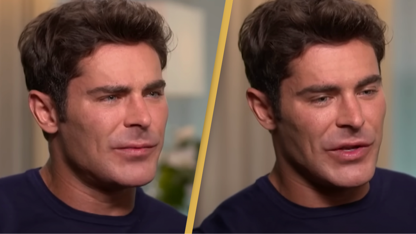 Awkward moment Zac Efron is asked about his face transformation only for him to reveal he nearly died