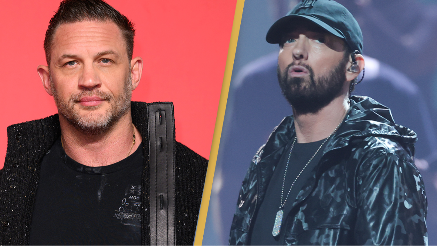 Rencontre embarrassante entre Tom Hardy et Eminem en coulisses à Londres