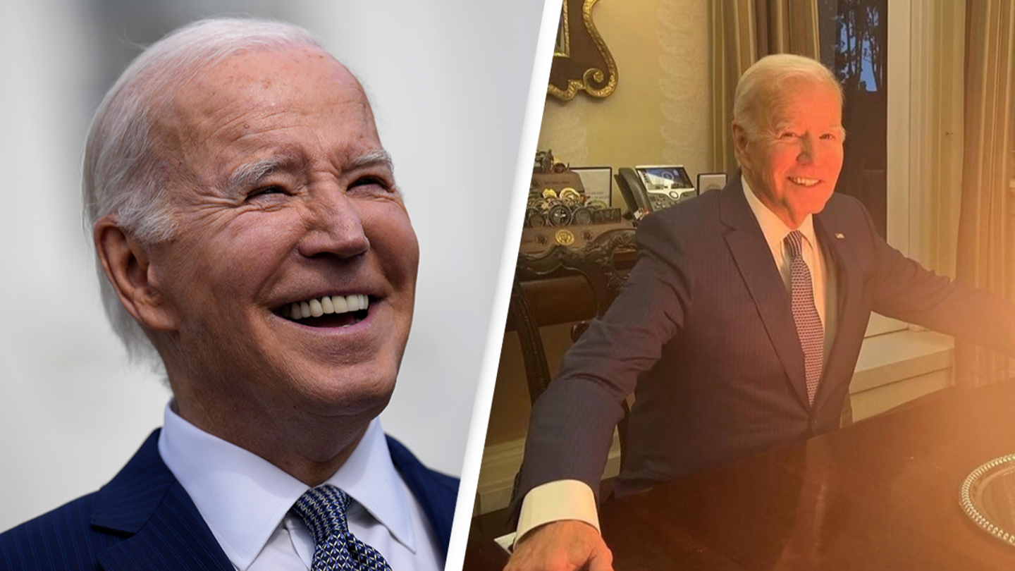 People shocked by how many candles are on Joe Biden's birthday cake