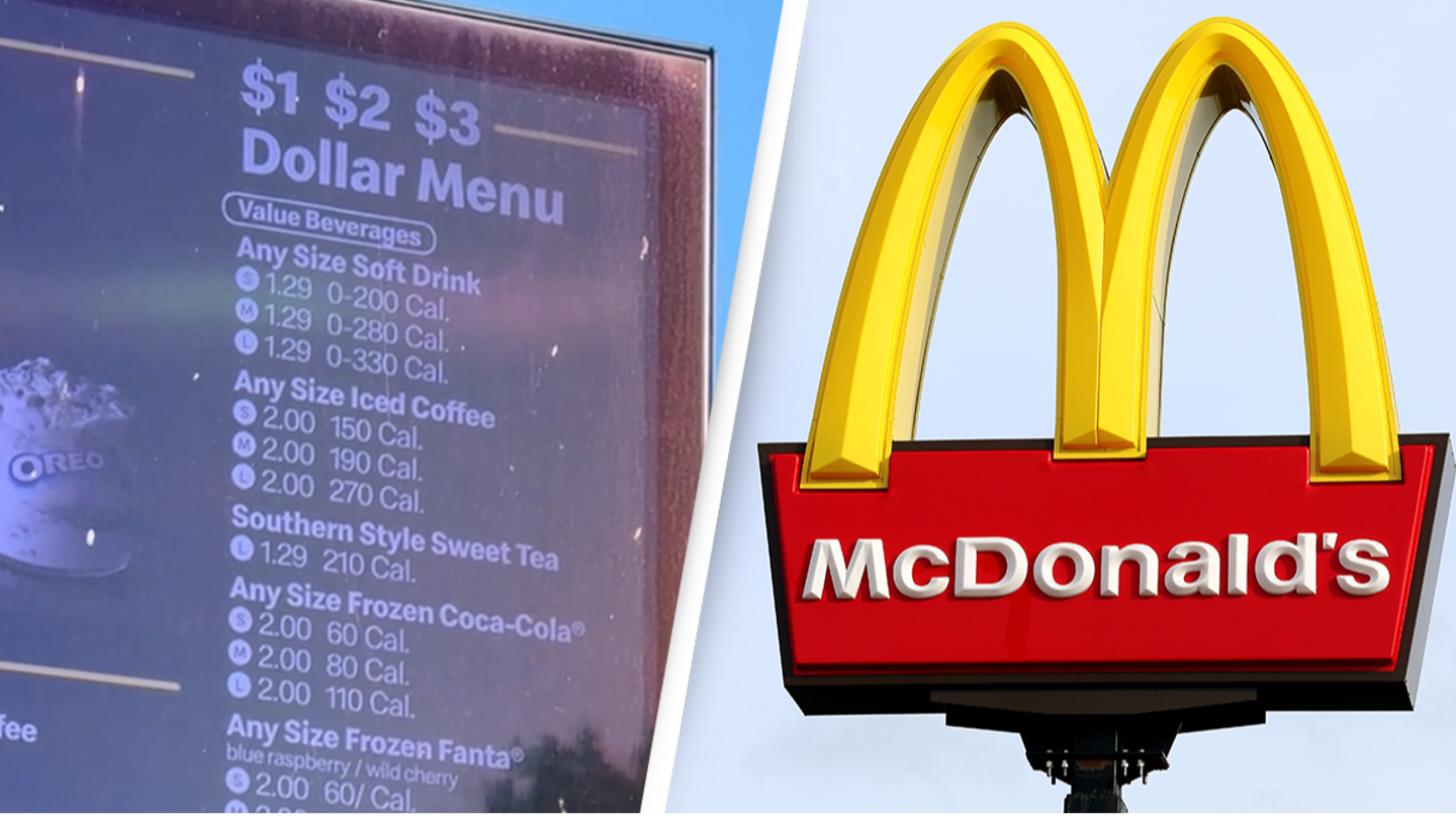 McDonald’s customers slam restaurant after pointing out $1 menu with no dollar items