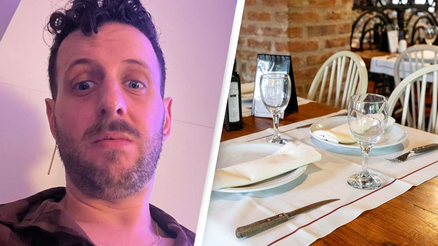 Man shocked after receiving 'gross' message from restaurant as he cancels booking due to being hospitalized