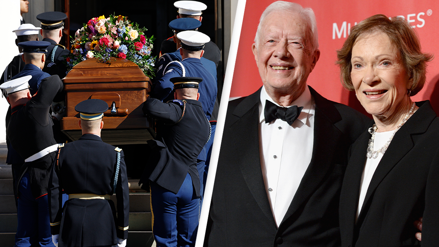 Ex-US President Jimmy Carter journeys from hospice care to farewell beloved wife Rosalynn