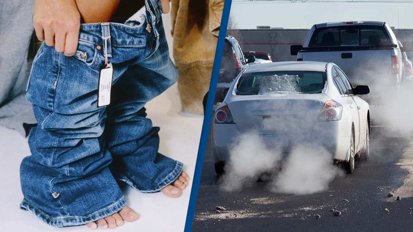 Scientists reveal wearing jeans can be just as bad for the environment as driving a car