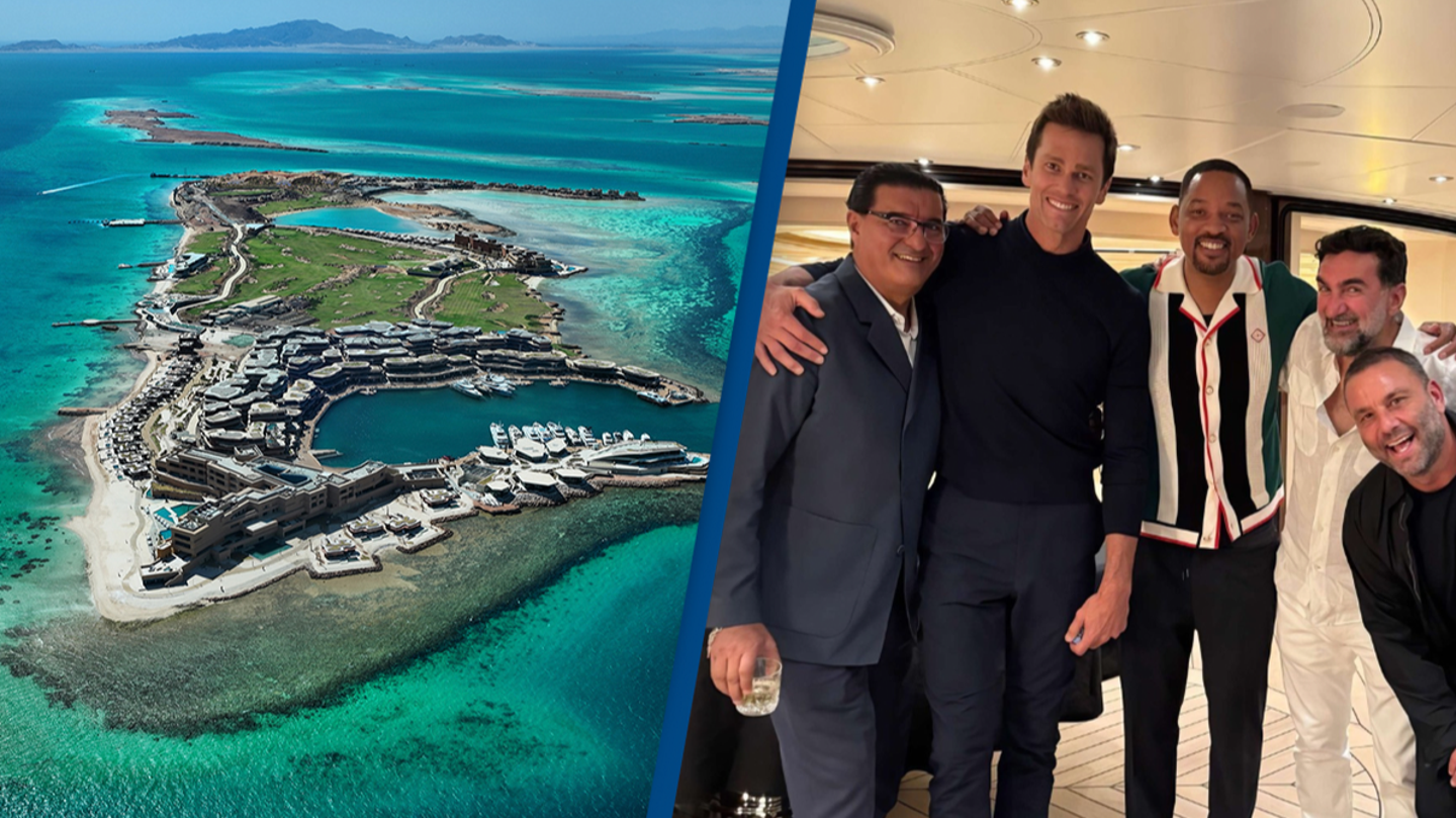 Inside the $319,000,000 island resort that's been visited by Will Smith and Tom Brady on private yacht trips