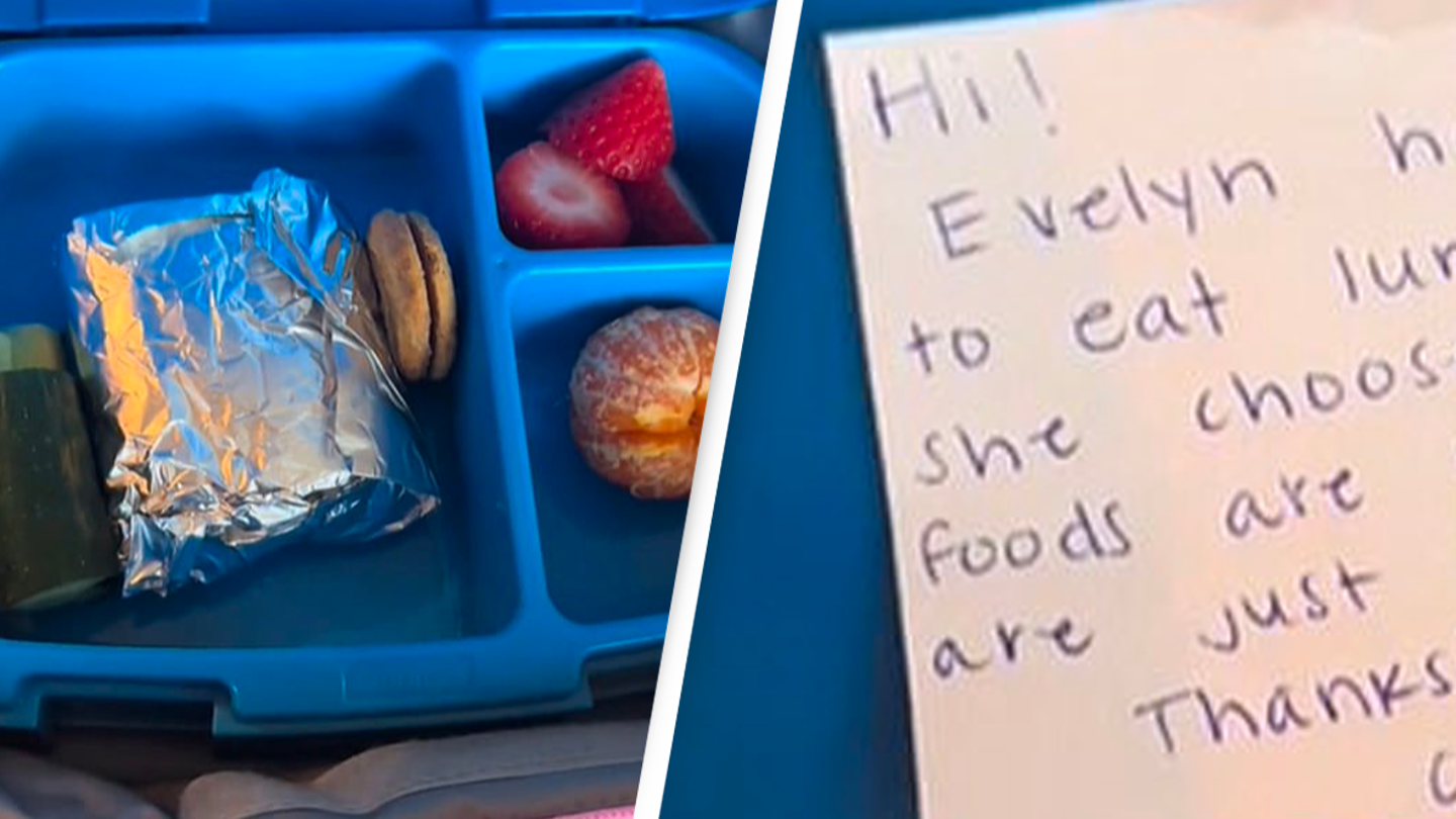 Mom leaves savage note in daughter's lunchbox after teacher told her how to eat her lunch