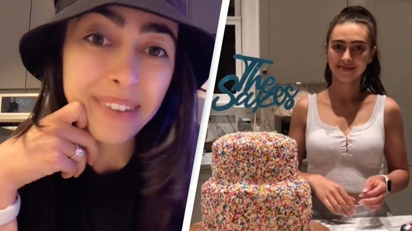 People defend bride after she's mocked on TikTok for making her own wedding cake 12 hours before ceremony