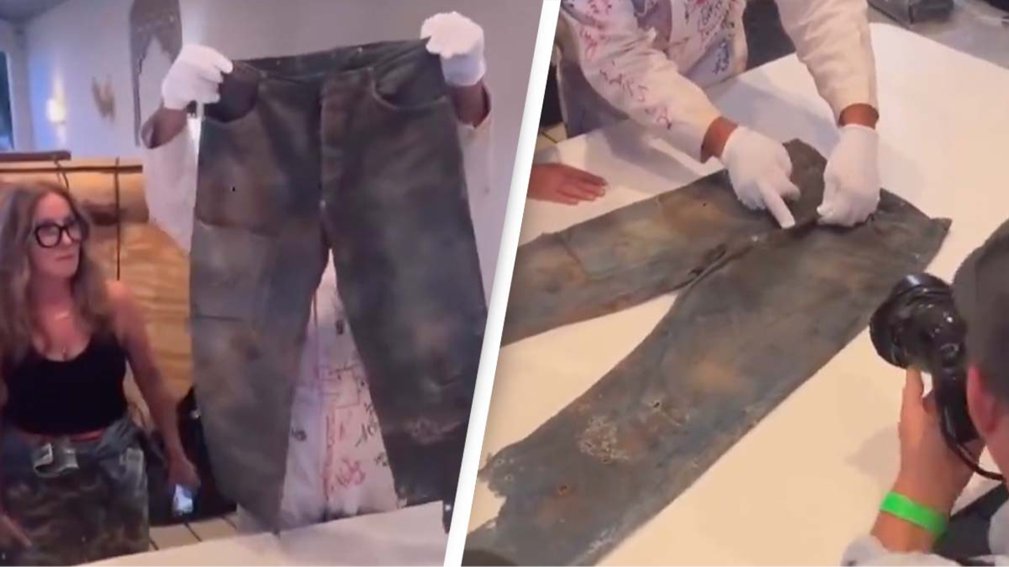 Oldest pair of Levi's jeans sold at New Mexico auction for $100,000 but everyone is asking the same thing