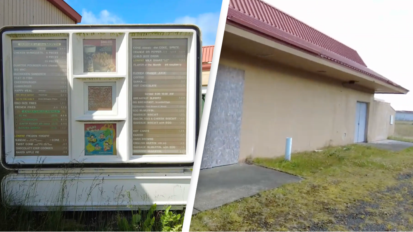 Abandoned McDonald's on remote island reveals shockingly low 1994 prices