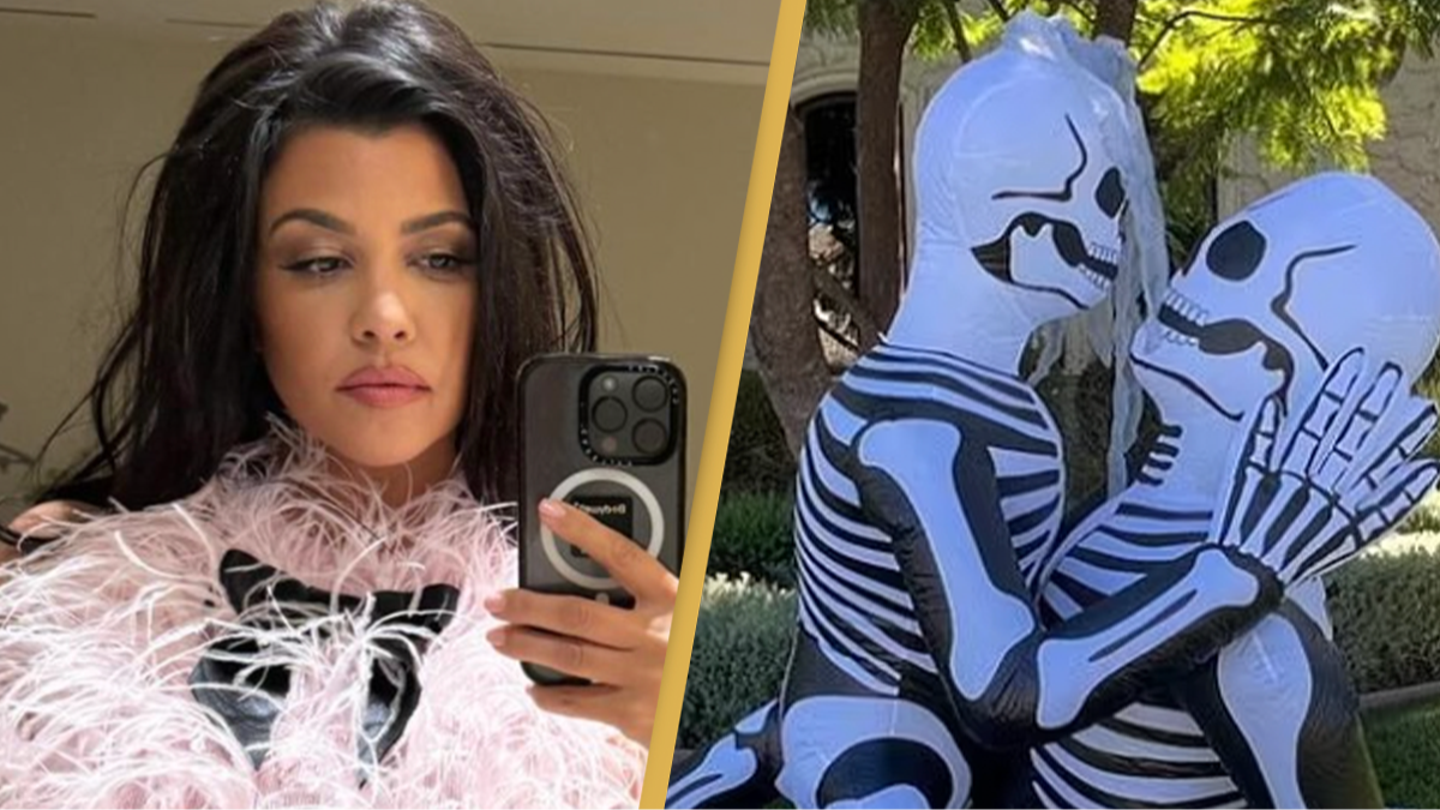 Kourtney Kardashian critiquée pour ses décorations d’Halloween dégoûtantes.