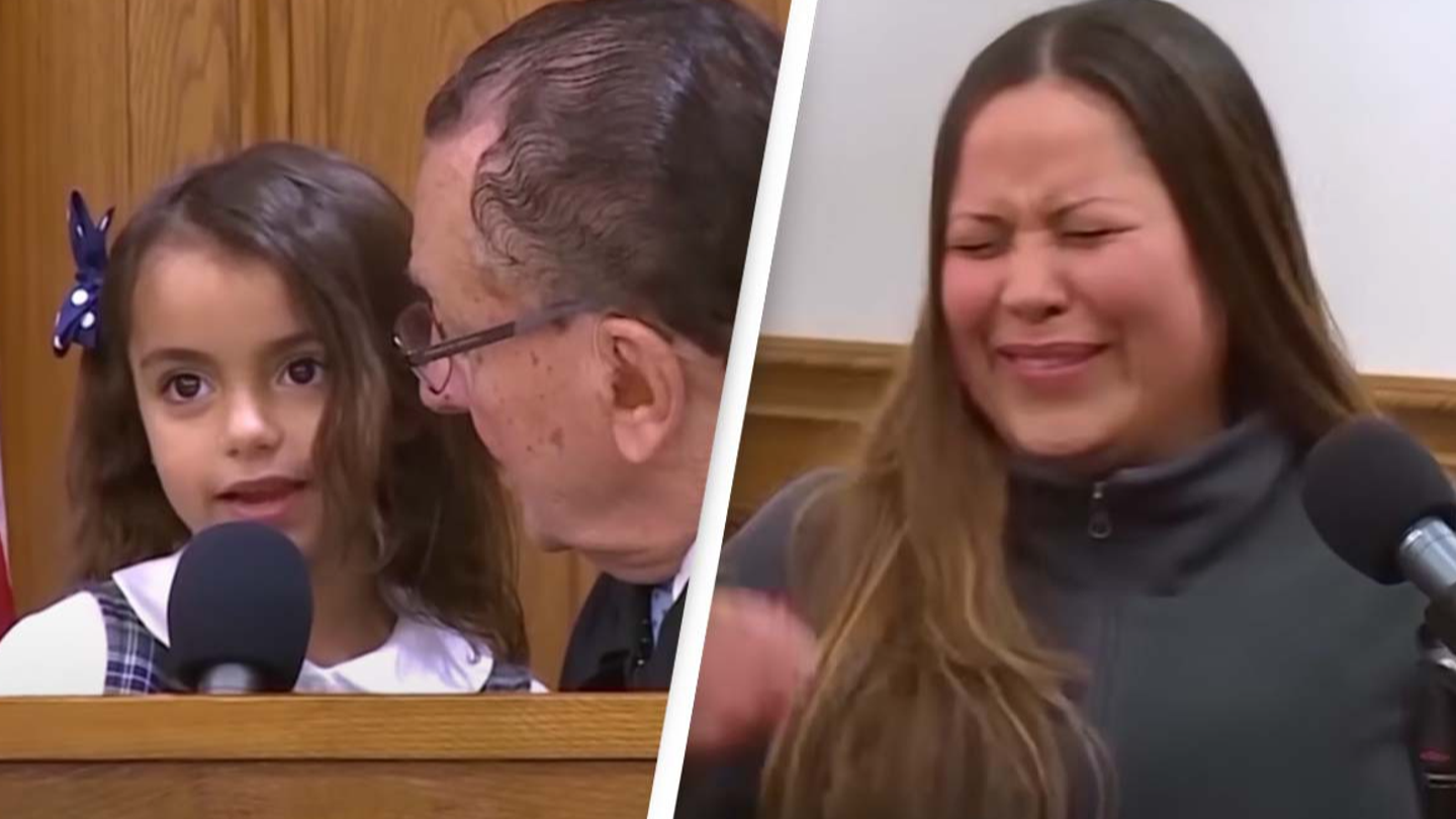 Judge lets woman's young daughter decide punishment in her case as she gets emotional in court