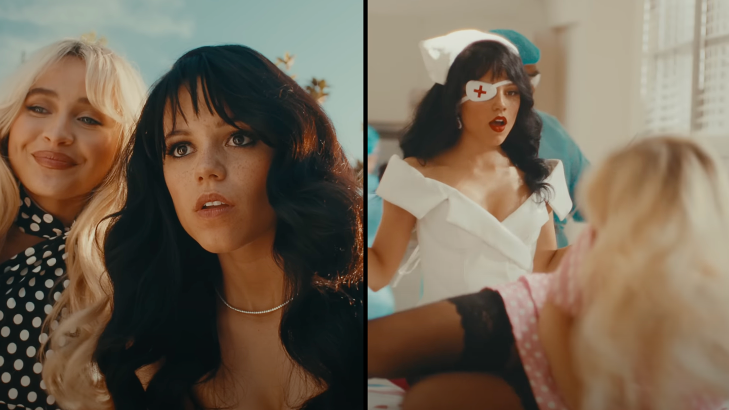 Sabrina Carpenter conquiert le cœur de ses fans avec son nouveau clip gore en duo avec Jenna Ortega