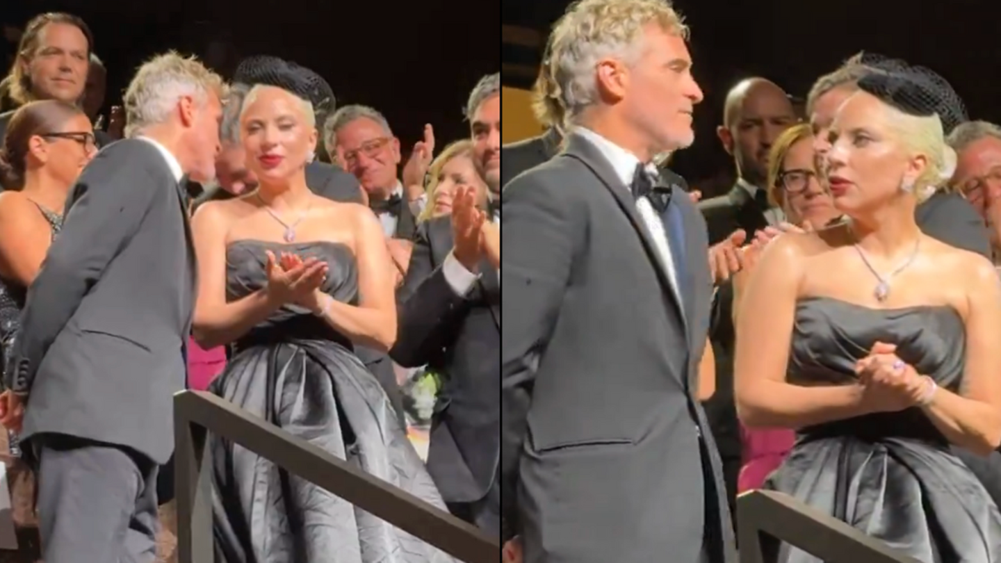 Joaquin Phoenix échange avec Lady Gaga après une ovation debout pour Joker: Folie à Deux