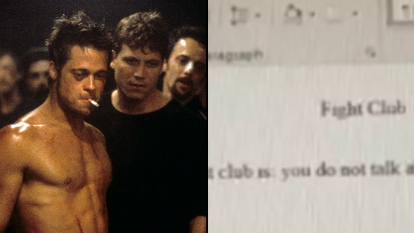 Étudiante obtient une note parfaite en utilisant une citation culte de Fight Club